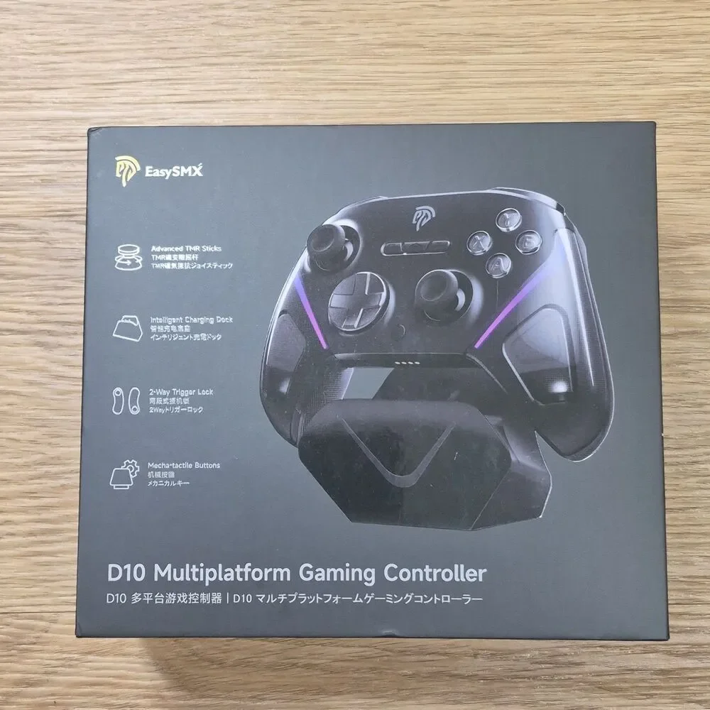 Easy SMX D10 Wireless Gaming Controller TMR Stick PC Switch Steam Charging Dock
